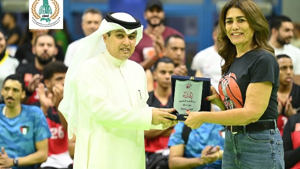 الاتحاد العربى ينظم لقاء منتخب مصر لكرة السلة على الكراسى المتحركة ونظيره الكويت