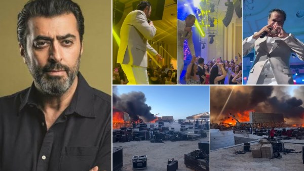أخبار الفن| حريق في حفل بالساحل الشمالي.. وتهديد باسم ياخور بالقتـ.ـل