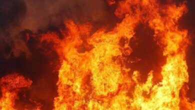 إصابة طفلين في حريق شقة سكنية بالقليوبية