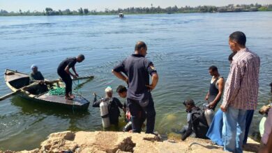 العثور على ثاني جثامين ضحايا السيارة الغارقة في النيل بـ قنا