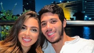 بإطلالة ناعمة ولمسات راقية.. زوجة حفيد الزعيم عادل إمام تخطف الأنظار في حفل الزفاف