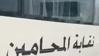 حادث تصادم بين أتوبيس نقابة المحامين وعدد من السيارات الملاكي والنقل على الدائري.. صور