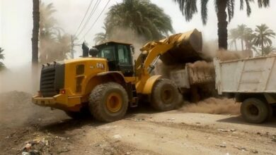 رفع 150 طن قمامة متراكمة بطريق المعصرة ضمن حملات النظافة في أسيوط