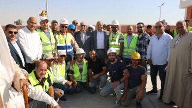 محافظ بني سويف ووزير الإسكان يتفقدان محطتي المعالجة الثنائية بطحا البيشة