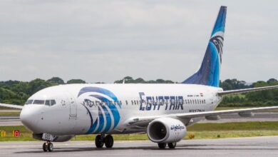 مصر للطيران تلغي رحلاتها إلى شارل ديجول اليوم بطلب من فرنسا