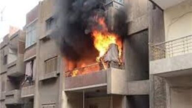 مصرع شخص في حريق شقة بالخلفاوي بشبرا