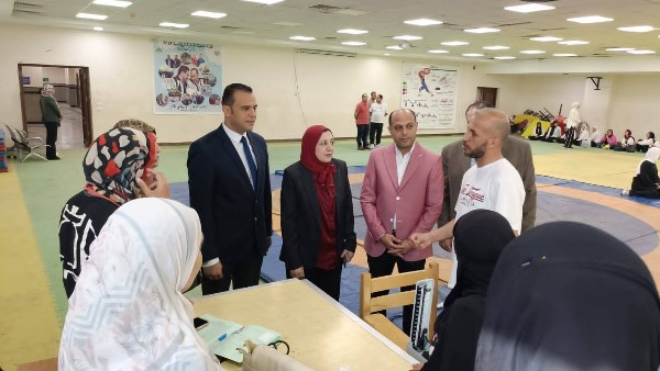 نائب رئيس جامعة بنها تواصل تفقد اختبارات القدرات بكليتي علوم الرياضة والفنون التطبيقية