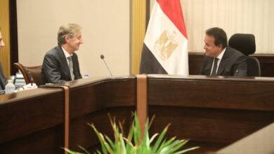 وزير الصحة يبحث مع ممثل برنامج الأمم المتحدة الإنمائي تعزيز التعاون المشترك
