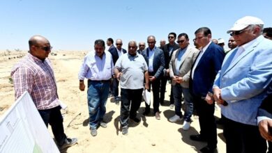 وزيرا الإسكان والزراعة يتفقدان محطة التجارب البحثية لتحلية مياه البحر بمدينة العلمين الجديدة
